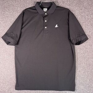Callaway Golf Polo Shirts Mens Sz M Black Striped‎ Tennis Opti-Dri Outdoors